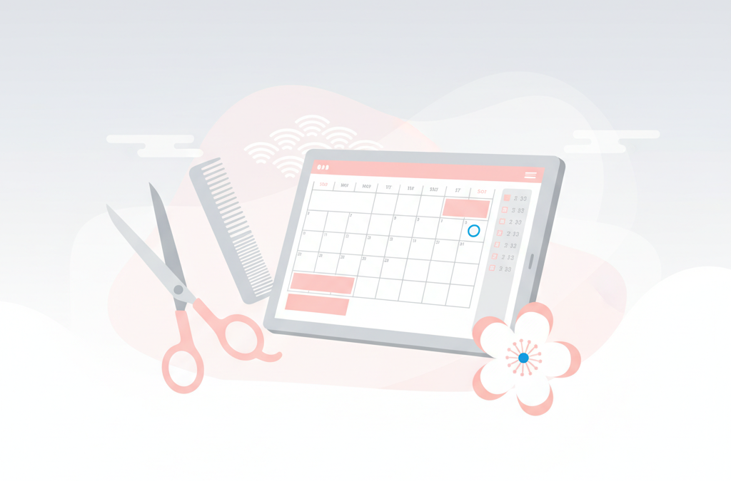 美容室で無断キャンセルを防ぐ予約システム